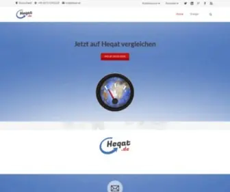 Heqat.de(Heqat Strom Gas erneuerbare Energien vergleichen) Screenshot