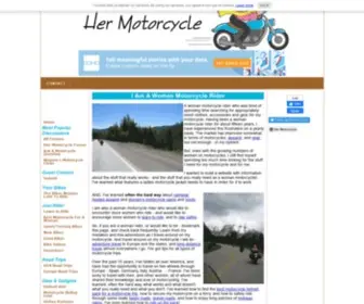 Her-Motorcycle.com(Her Motorcycle) Screenshot