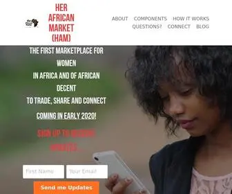 Herafricanmarket.com(Her African MarketPlace) Screenshot