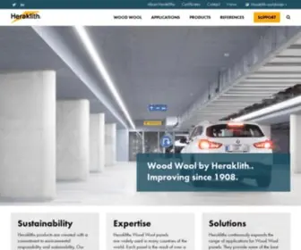 Heraklith.com(Home page) Screenshot