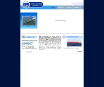 Herald-Maritime.com(HERALD MARITIME SERVICES PVT) Screenshot