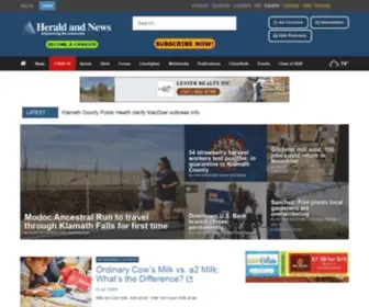 Heraldandnews.com(Herald and News) Screenshot