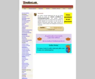 Heraldaria.com(Heráldica y Genealogía Hispana) Screenshot