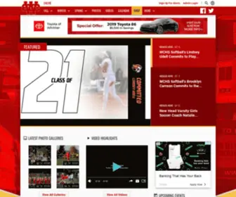 Heraldathletics.com(Whittier Christian) Screenshot