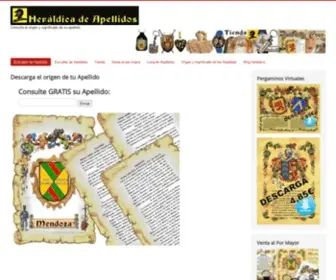Heraldicadeapellidos.com(Buscador apellidos) Screenshot