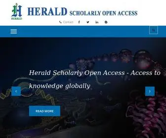 Heraldopenaccess.us(Herald Scholarly Open Access) Screenshot