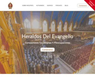 Heraldosdelevangelio.com(Heraldos del Evangelio: conoce nuestra asociación católica) Screenshot