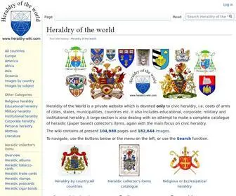 Heraldry-Wiki.com(Heraldry of the World (HOTW)) Screenshot