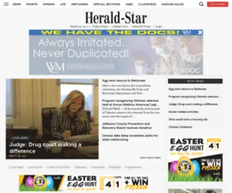 Heraldstaronline.com(Steubenville, Wintersville, Toronto, Mingo, Weirton, Jefferson County) Screenshot