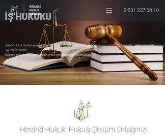 Herandhukuk.com(Herand Hukuk Bürosu) Screenshot