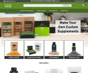 Herbaffair.com(Herb Affair) Screenshot