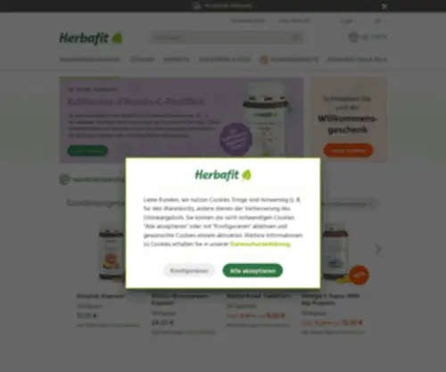 Herbafit.de(Nahrungsergänzung) Screenshot