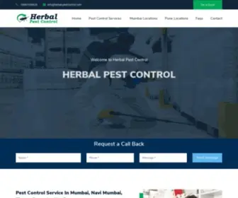 Herbal-Pestcontrol.com(HPC-Pest Control in Mumbai, Navi Mumbai, Thane, Pune) Screenshot