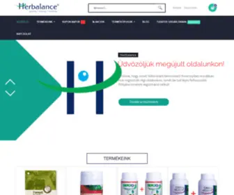 Herbalance.hu(Herbalance webáruház) Screenshot