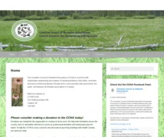 Herbalccha.org(Canadian Council of Herbalist Associations) Screenshot
