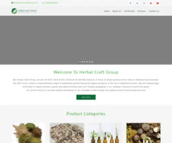 Herbalcraftgroup.com(Herbal Craft) Screenshot