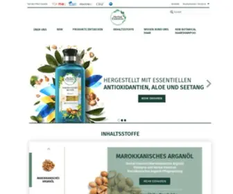 Herbalessences.de(Produkte von Herbal Essences) Screenshot