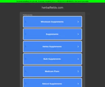 Herbalfields.com(Herbalfields) Screenshot