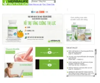 Herbalife-Vietnam.com(Herbalife Việt Nam với sứ mệnh “Nâng tầm chất lượng sống”) Screenshot