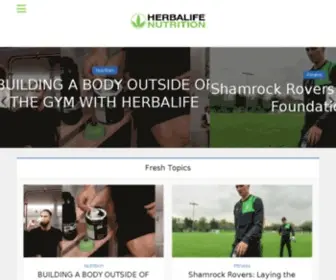 Herbalifeblog.co.uk(The Official Herbalife Blog for the United Kingdom) Screenshot