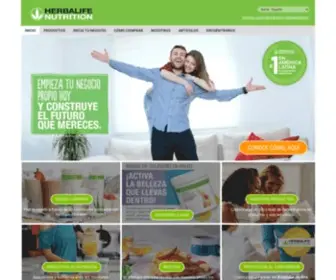 Herbalife.com.bo(Bolivia) Screenshot