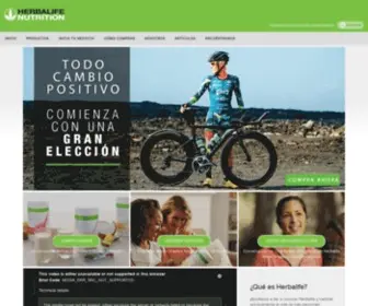Herbalife.com.co(Herbalife Nutrition Colombia) Screenshot