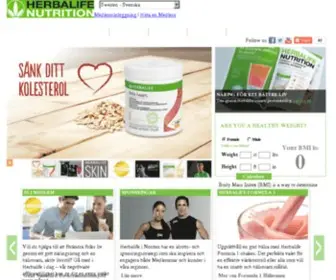 Herbalife.se(Välkommen till Herbalife Nutrition) Screenshot
