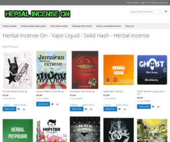 Herbalincenseon.com(Herbal Incense) Screenshot