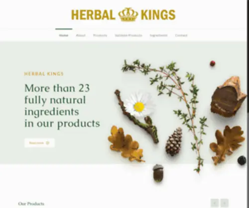 Herbalkingonline.com(Herbal King Online) Screenshot