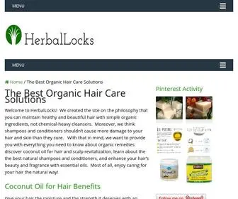 Herballocks.com(Learn about the best organic hair care remedies) Screenshot