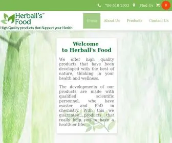 Herballsfood.com(High Quality products that Support your Health) Screenshot