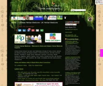 Herbalmedicineuk.com(Chinese Herbal Medicine: UK Herbal Medicine Products Herbs and Helpers ®) Screenshot