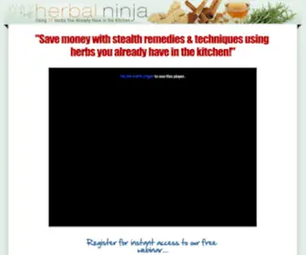 Herbalninja.com(Way of the Herbal Ninja) Screenshot