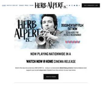 Herbalpertis.com(Herb Alpert Is) Screenshot