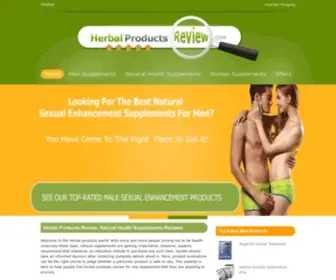 Herbalproductsreview.com(Herbal Products Review) Screenshot