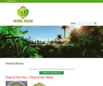 Herbalrealm.com(Herbal Realm) Screenshot