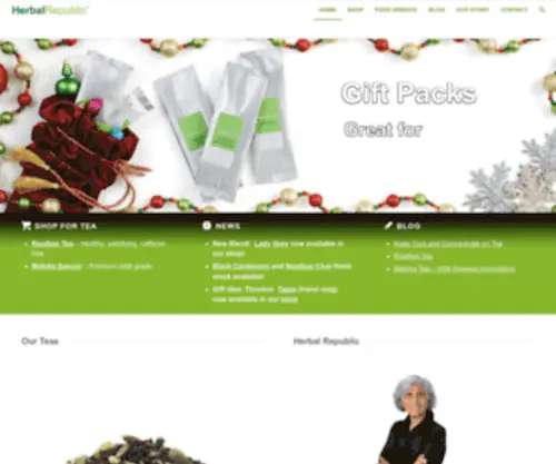 Herbalrepublic.com(Speciality Tea Company) Screenshot