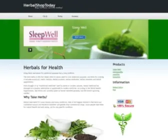 Herbalshoptoday.com(Buy herbals online today) Screenshot