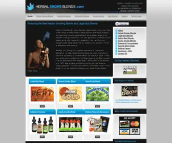 Herbalsmokeblends.com(Herbal Smoke Blends) Screenshot