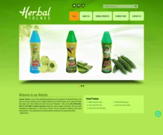 Herbaltrends.co.in(Aloe Vera Products manufacturers) Screenshot