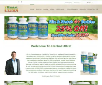 Herbalultra.com(Healthy Aging & Metabolic Health) Screenshot