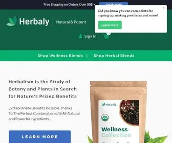Herbaly.com(Herbal Tea) Screenshot