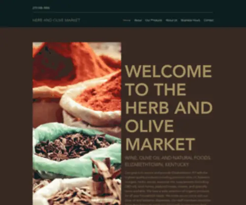 Herbandolivemarket.com(Olive oil Elizabethtown) Screenshot