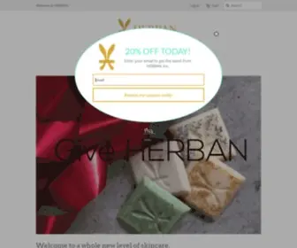 Herban.net(Organic and Herbal Skin Care Products) Screenshot