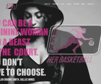 Herbasketball.org(HER Basketball) Screenshot