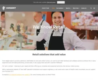 Herbert.co.uk(Retail Solutions Experts) Screenshot
