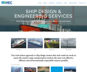 Herbert.com(Efficient environmental ship design and engineering services) Screenshot