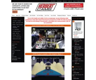 Herbertcams.com(Valvetrain) Screenshot