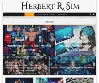 Herbertrsim.com(Column) Screenshot