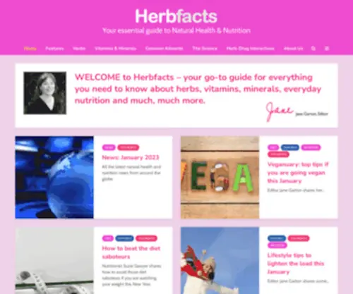 Herbfacts.co.uk(Herbfacts) Screenshot